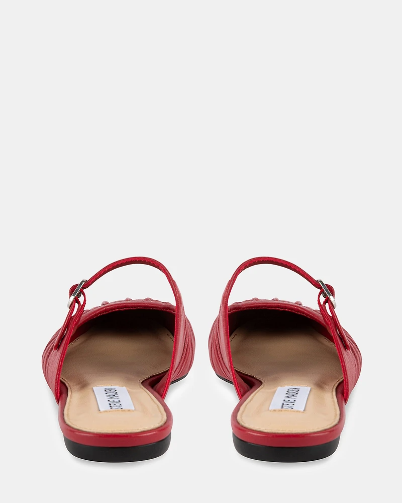 GISELEE RED LEATHER