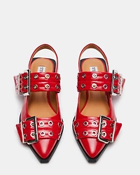 GRAYA RED PATENT