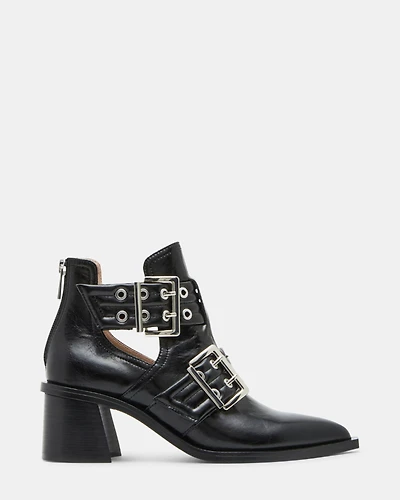 GRAZIA BLACK LEATHER