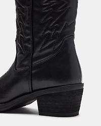 HAYWARD BLACK LEATHER