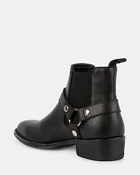 HORTONN BLACK LEATHER