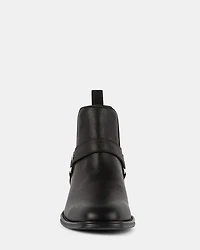 HORTONN BLACK LEATHER