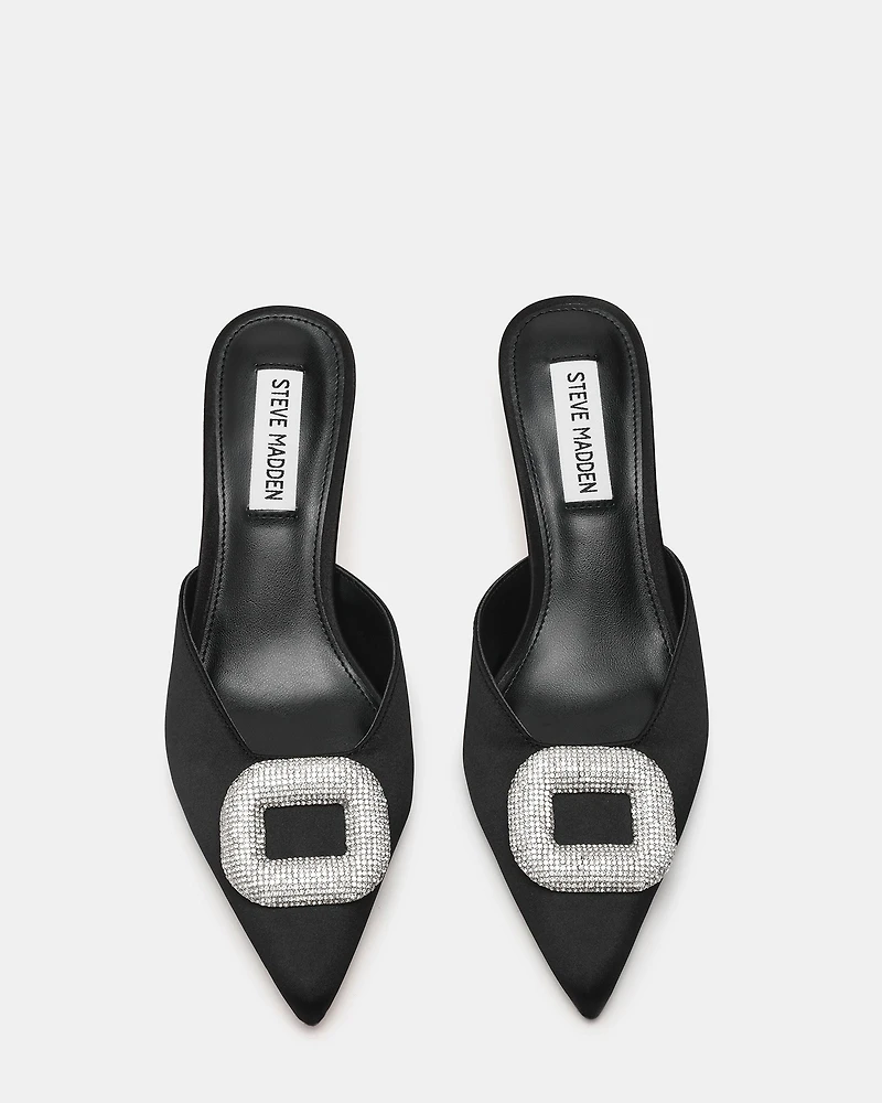 INTIMIDATE BLACK SATIN