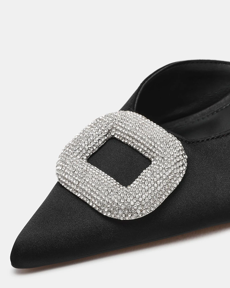 INTIMIDATE BLACK SATIN