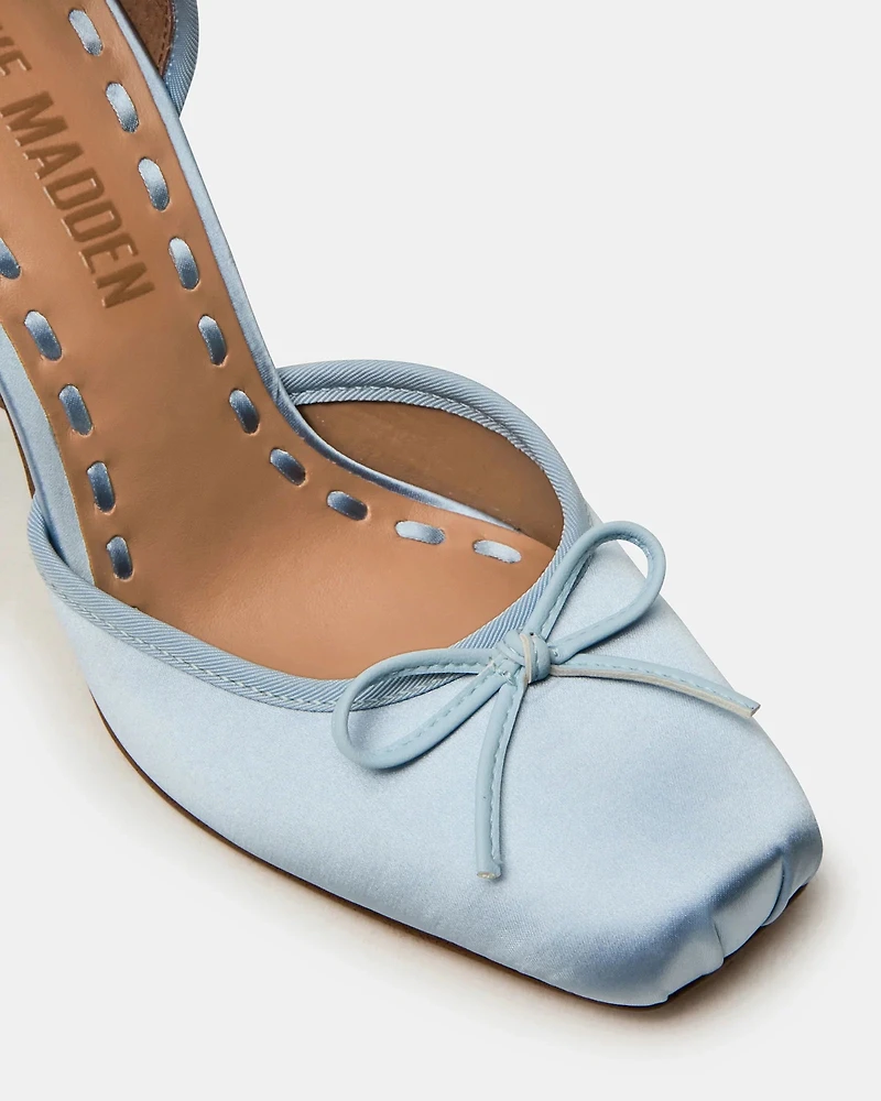 LARINA BLUE SATIN