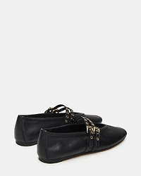 LYDIAA BLACK LEATHER