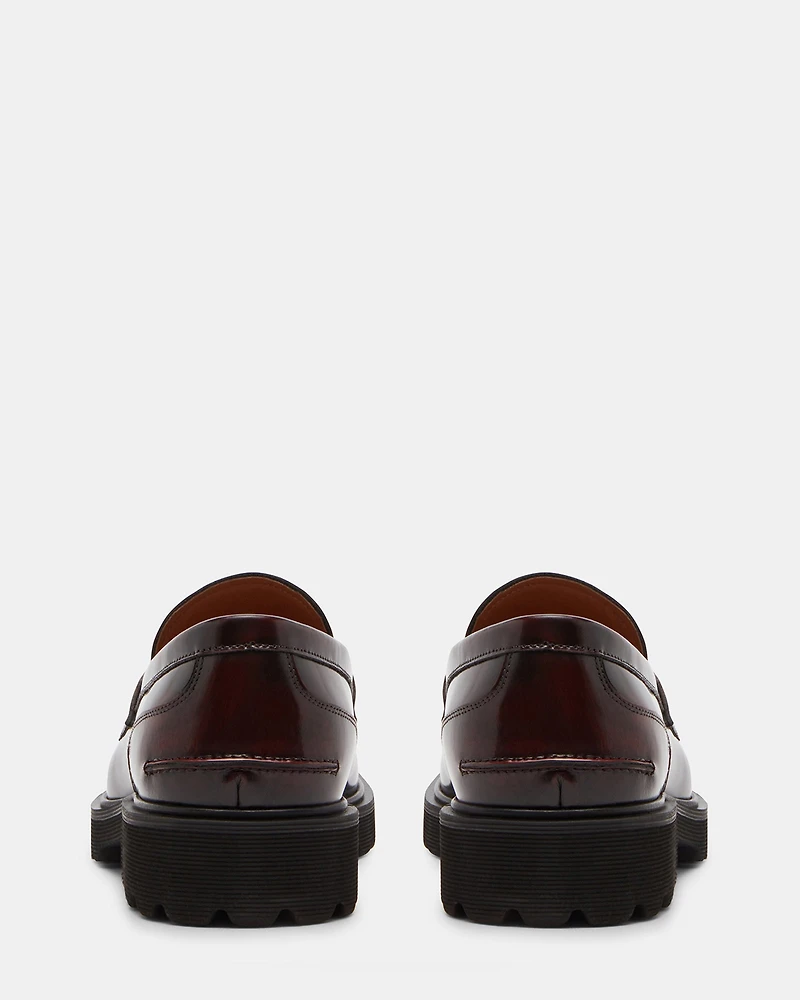 MAISONN BURGUNDY LEATHER