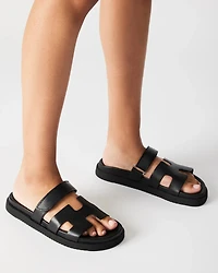 MAYVEN BLACK LEATHER