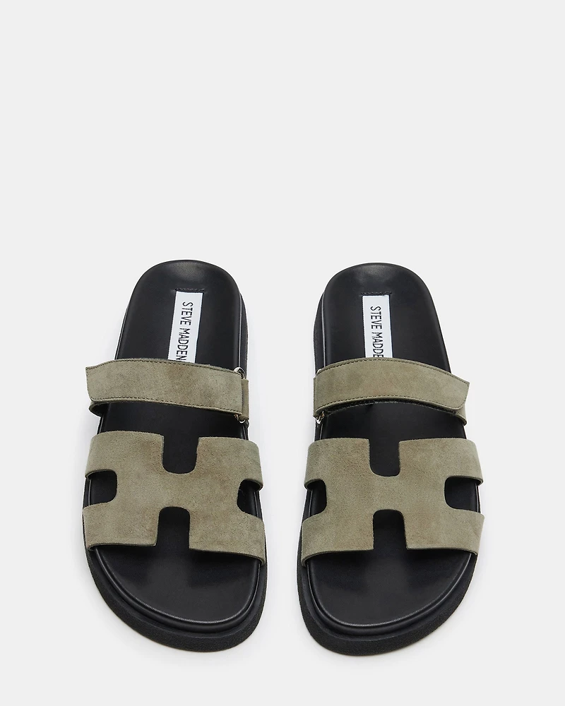 MAYVEN KHAKI SUEDE