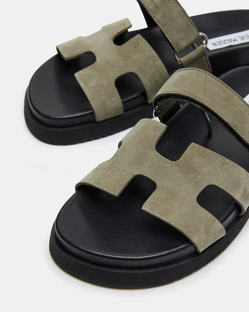 MAYVEN KHAKI SUEDE