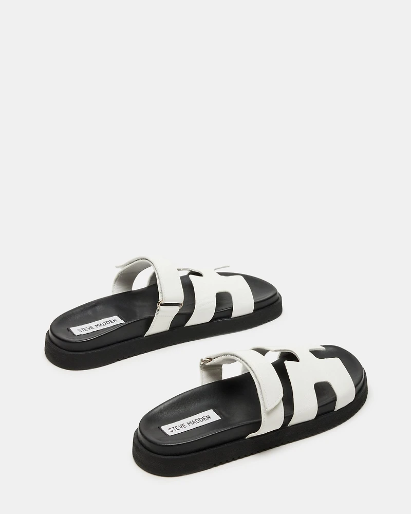 MAYVEN WHITE LEATHER