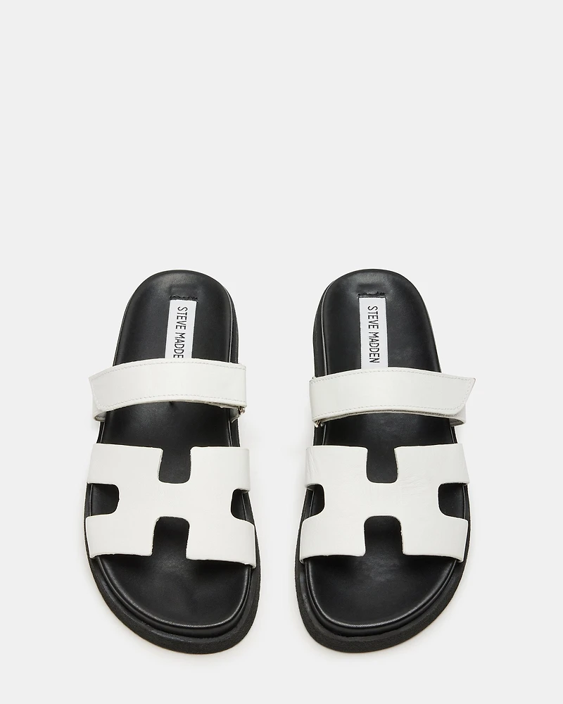MAYVEN WHITE LEATHER