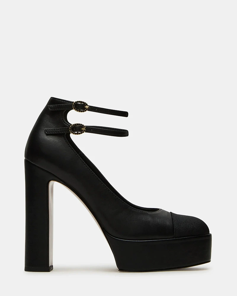 PEYTONN BLACK LEATHER