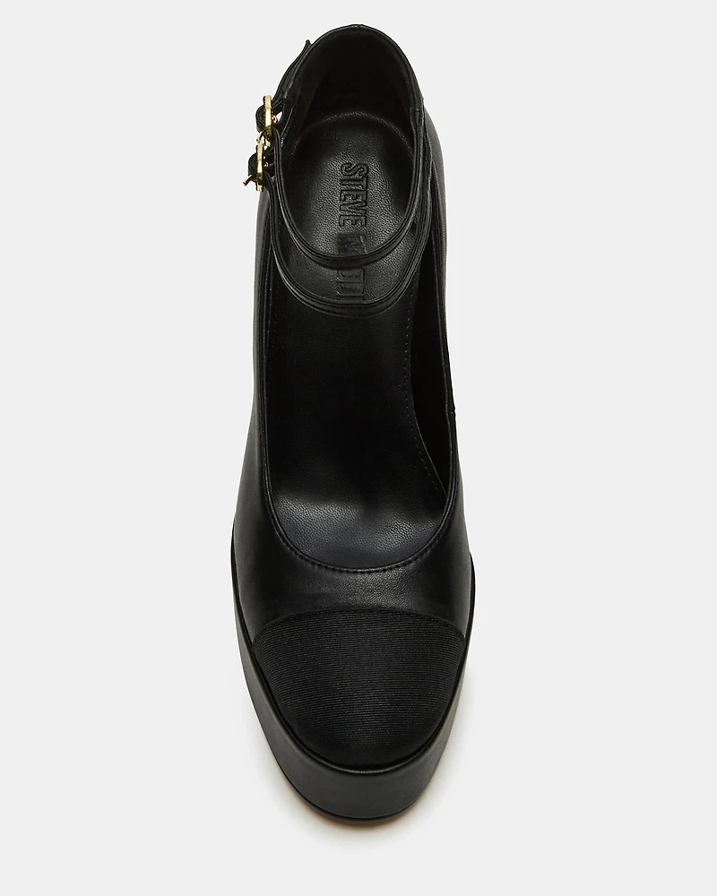 PEYTONN BLACK LEATHER
