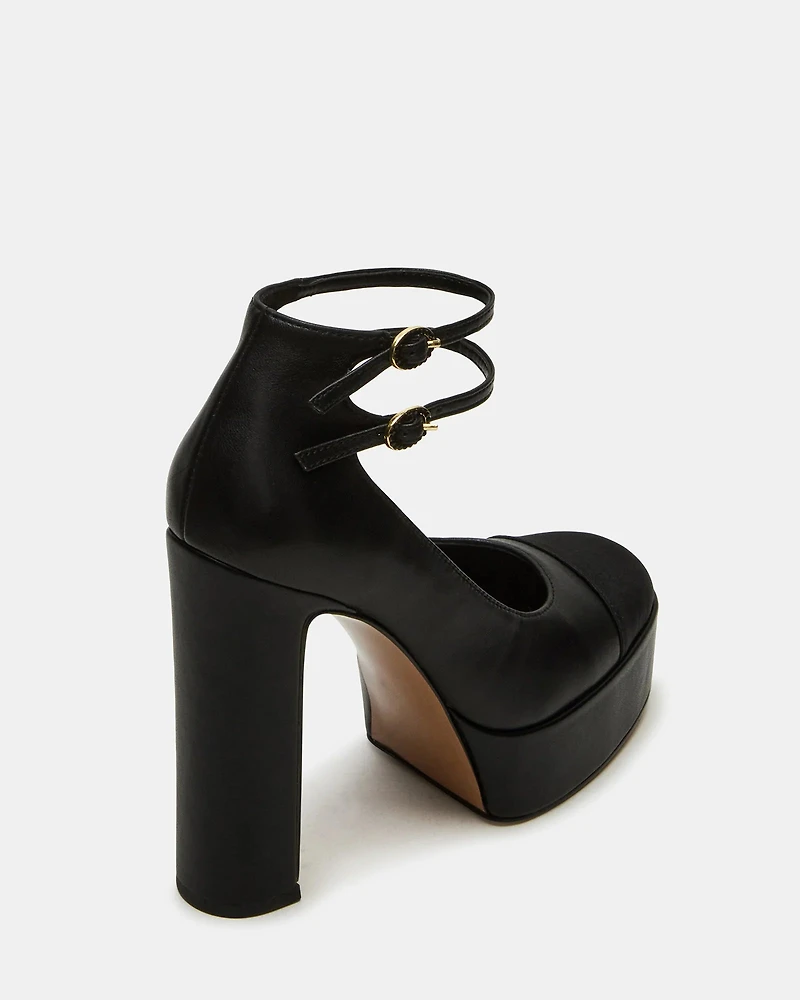 PEYTONN BLACK LEATHER