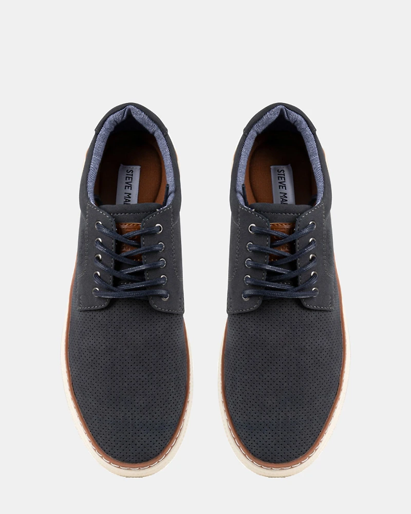 P-OXFORD NAVY NUBUCK