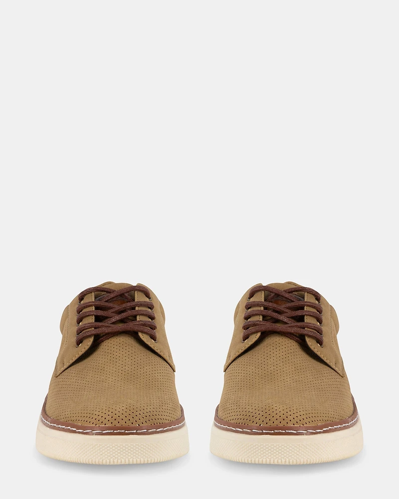 P-OXFORD TAUPE NUBUCK