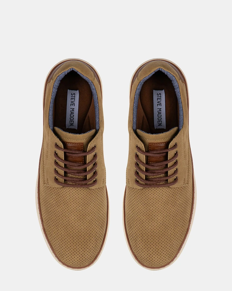P-OXFORD TAUPE NUBUCK