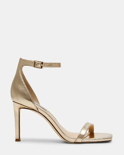 PIKED GOLD LEATHER