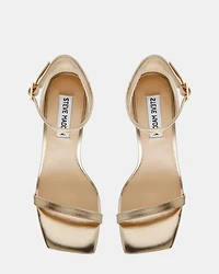 PIKED GOLD LEATHER
