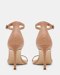PIKED NATURAL LEATHER