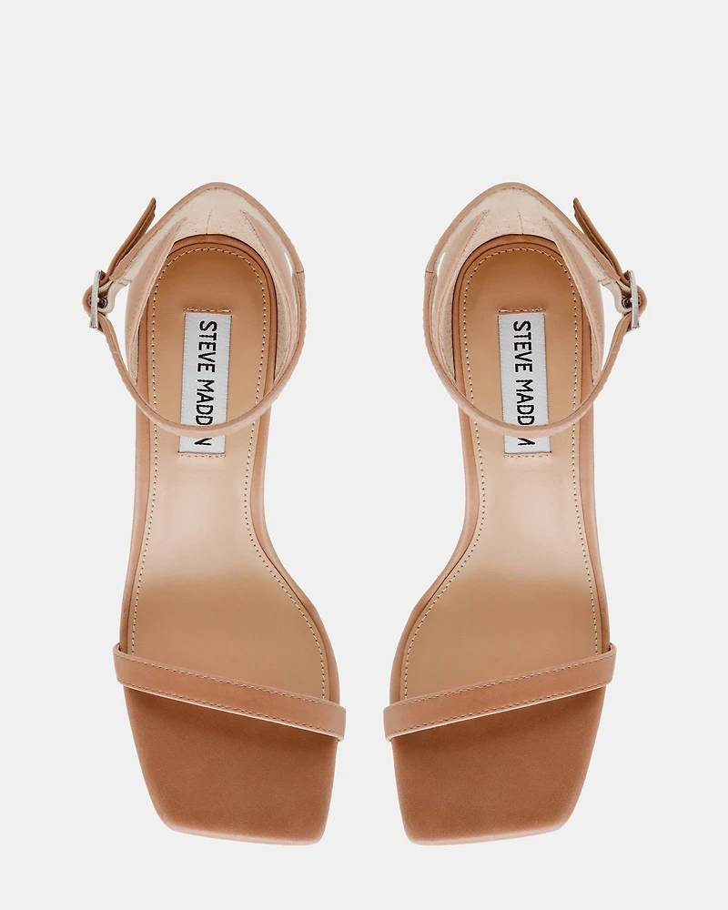 PIKED NATURAL LEATHER