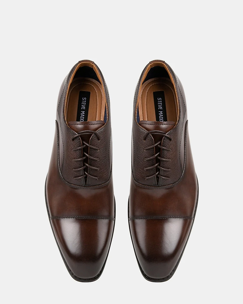 PLAKARD BROWN LEATHER