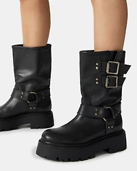 REIKA BLACK LEATHER