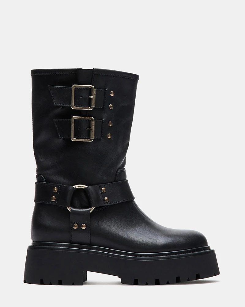 REIKA BLACK LEATHER