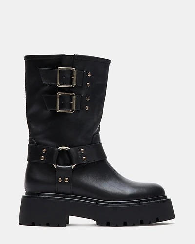 REIKA BLACK LEATHER
