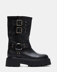 REIKA BLACK LEATHER