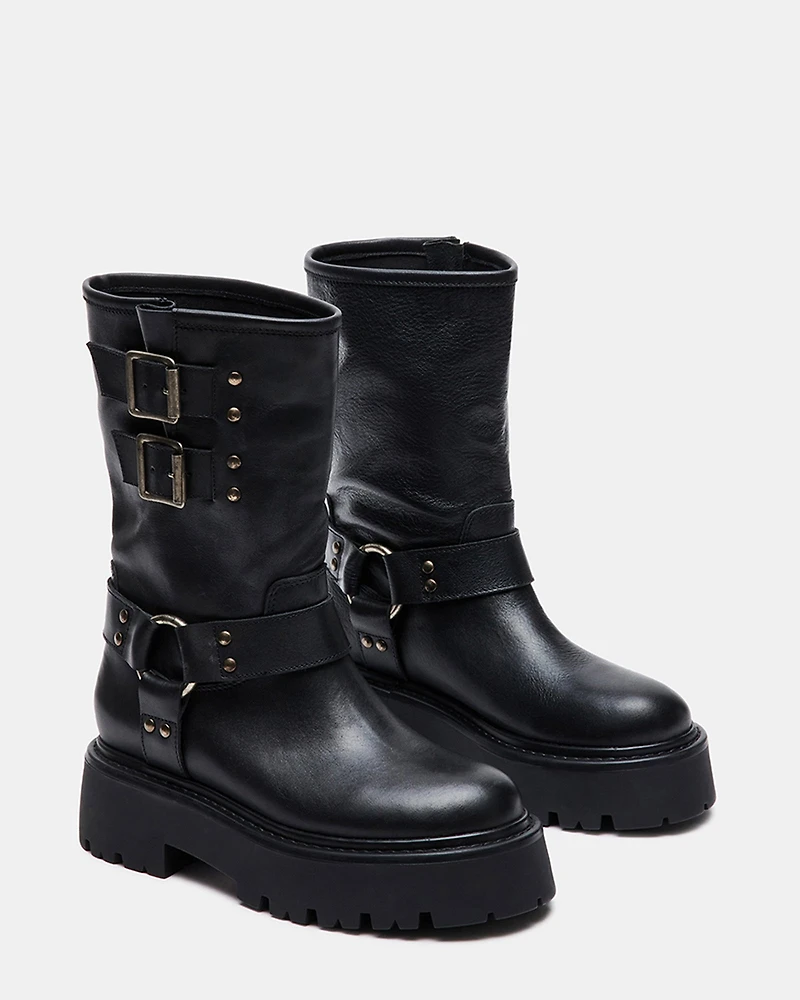REIKA BLACK LEATHER