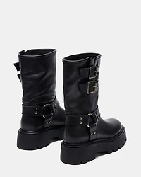 REIKA BLACK LEATHER
