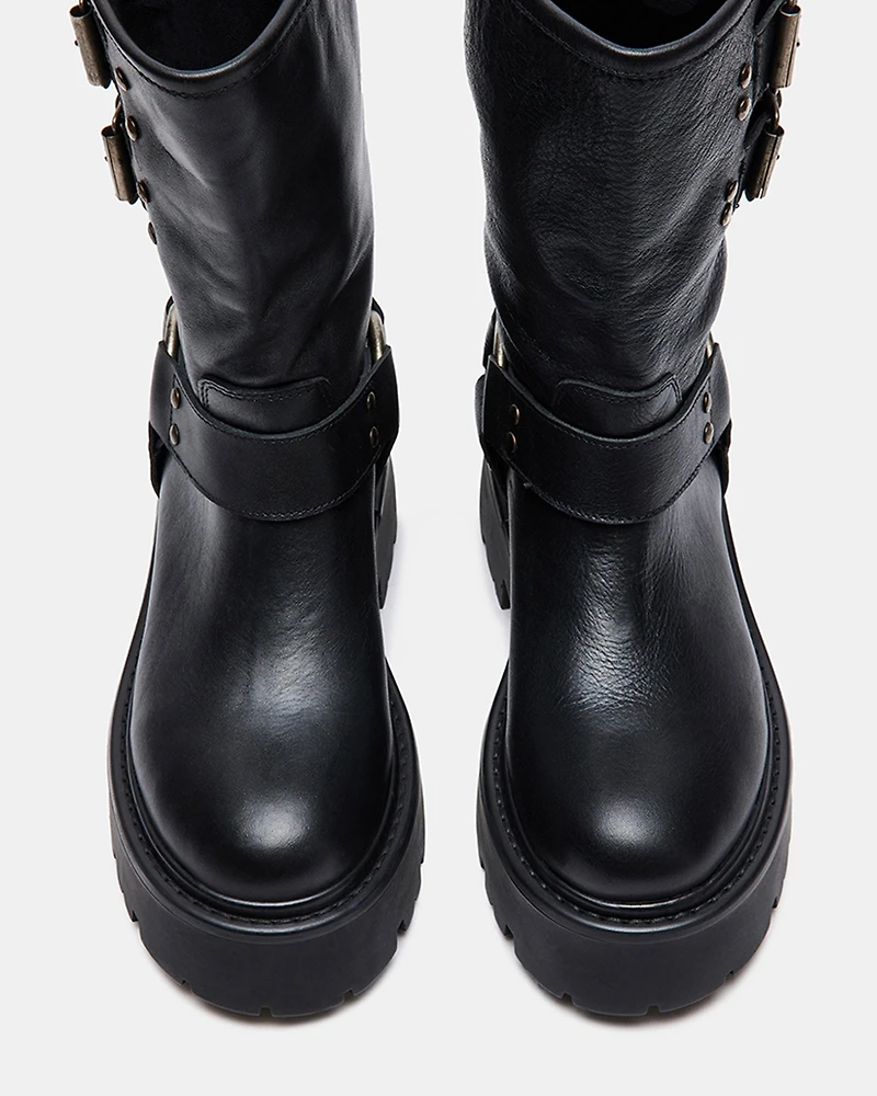 REIKA BLACK LEATHER