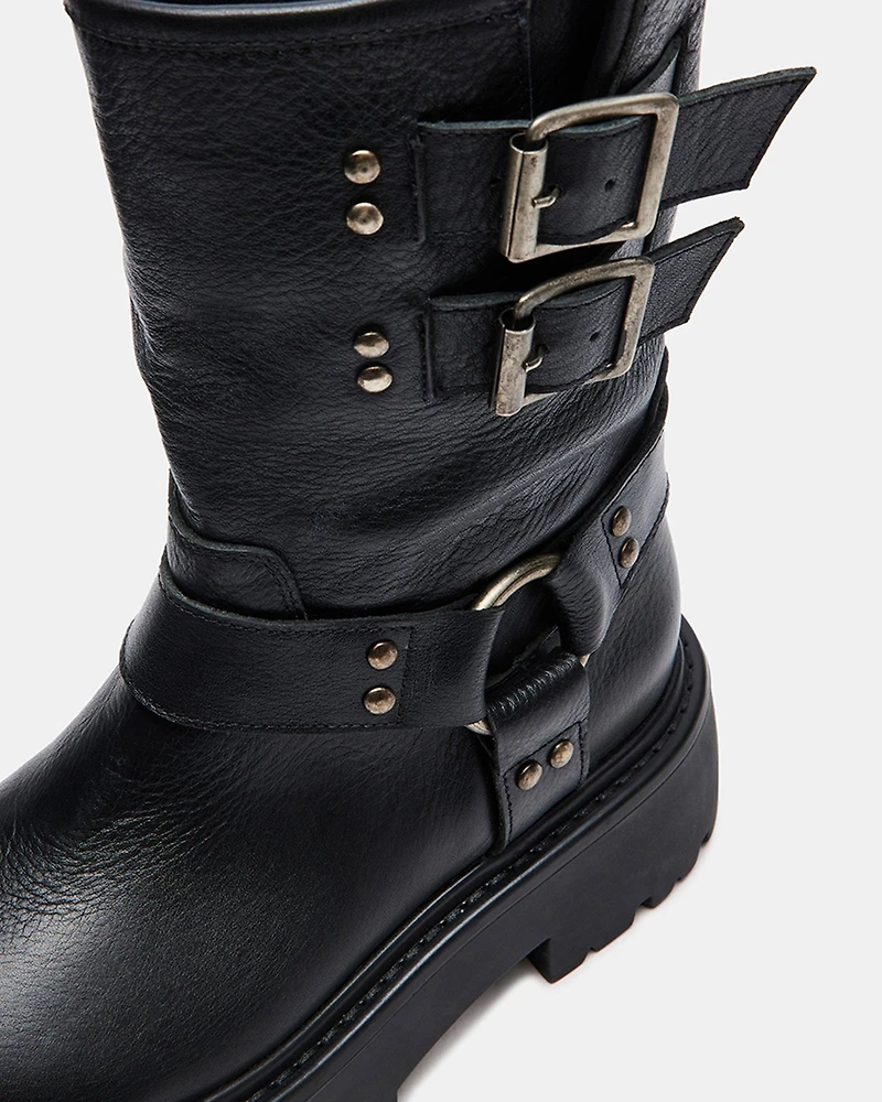 REIKA BLACK LEATHER