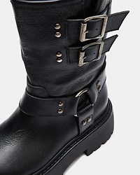 REIKA BLACK LEATHER