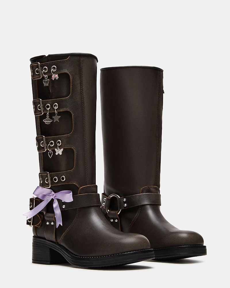 ROCKYY-C BROWN LEATHER