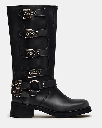 ROCKYY-W BLACK LEATHER