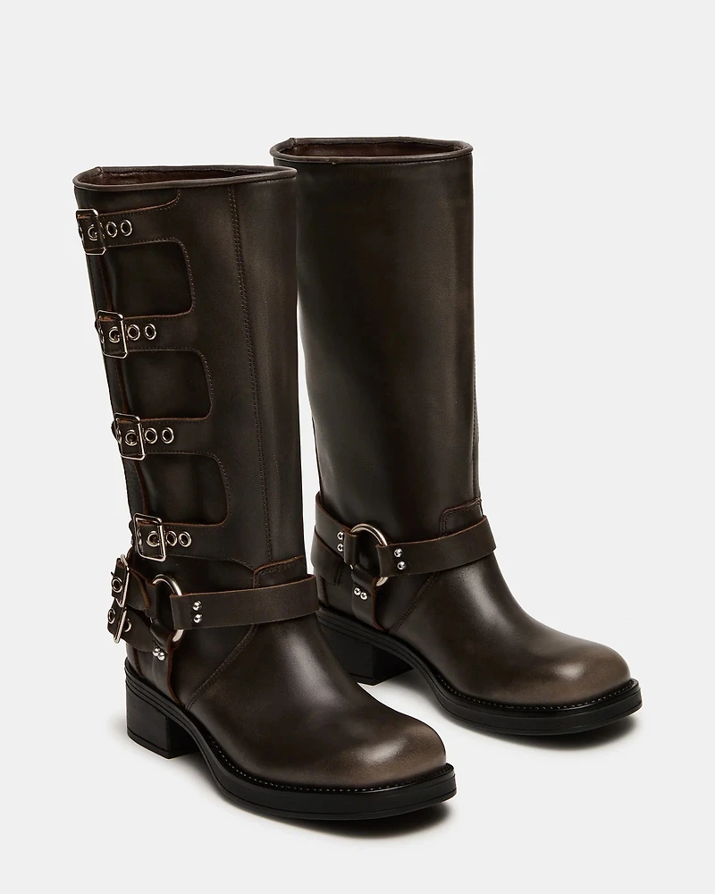 ROCKYY-W BROWN LEATHER