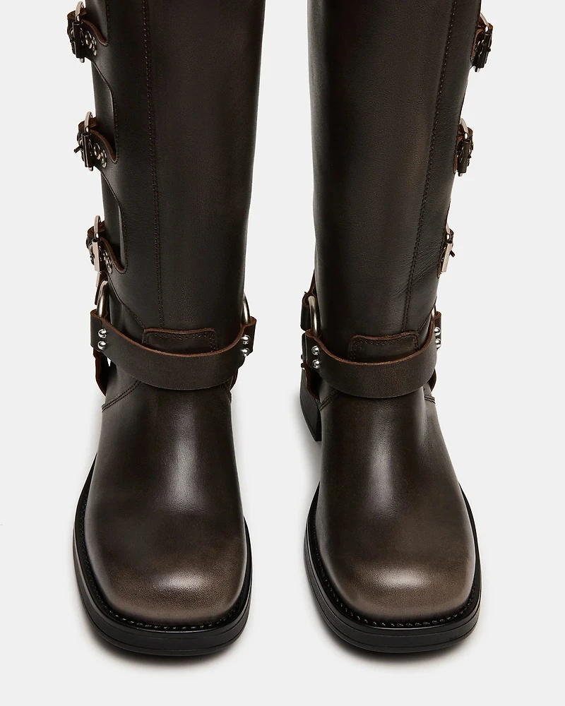 ROCKYY-W BROWN LEATHER