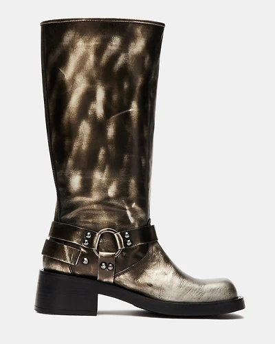 ROCKYY SILVER LEATHER
