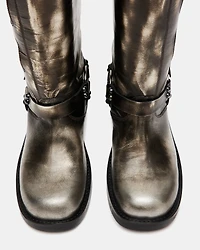 ROCKYY SILVER LEATHER