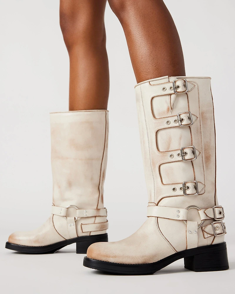 ROCKYY WHITE LEATHER