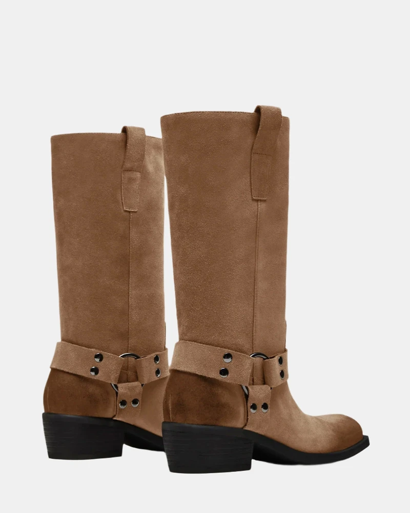 RUSKIN TAUPE SUEDE