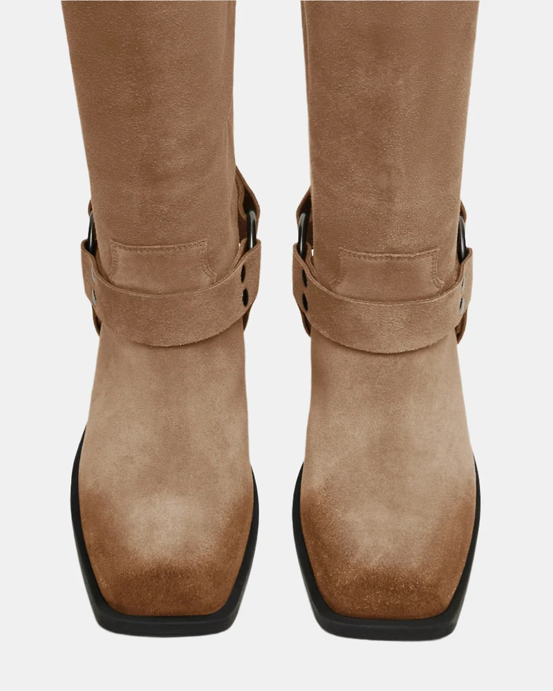 RUSKIN TAUPE SUEDE