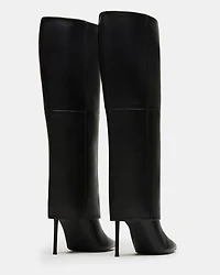 SMITH-W WIDE CALF BLACK LEATHER