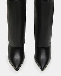 SMITH-W WIDE CALF BLACK LEATHER