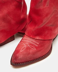 SORVINO RED SUEDE