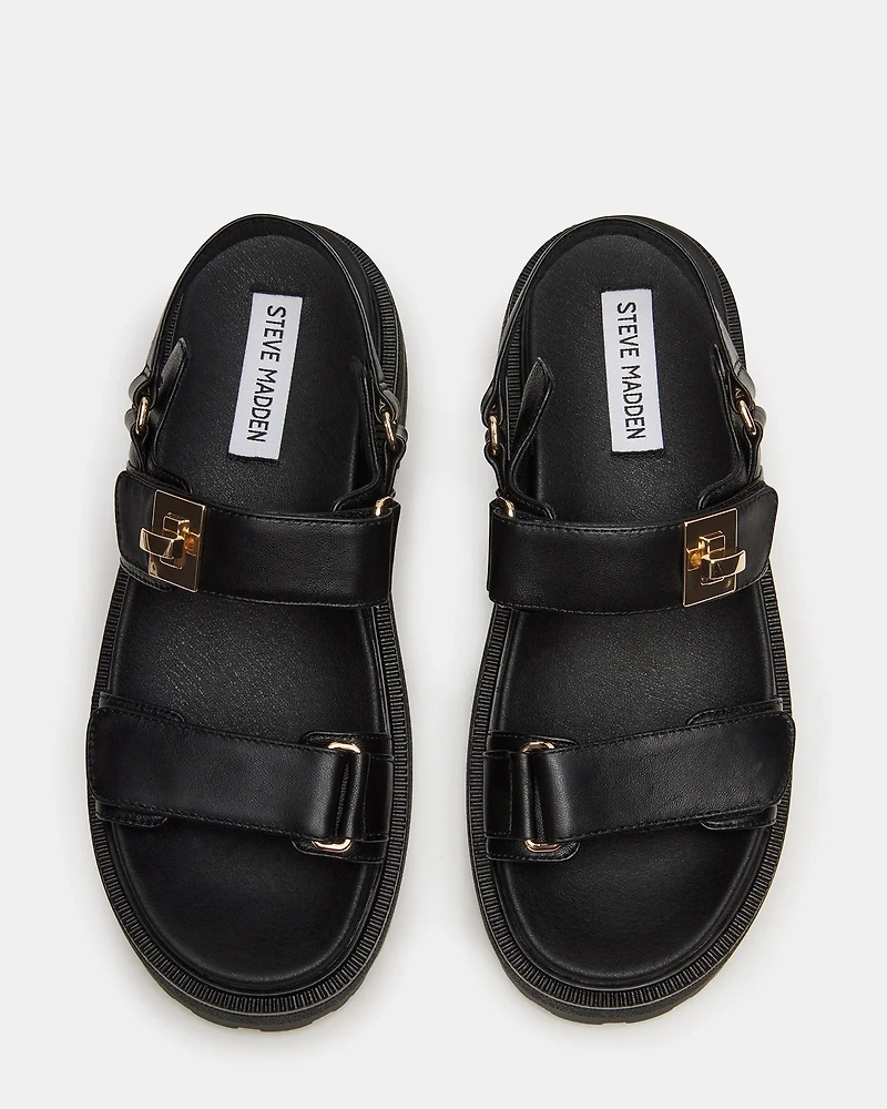 SUPERMONA BLACK LEATHER