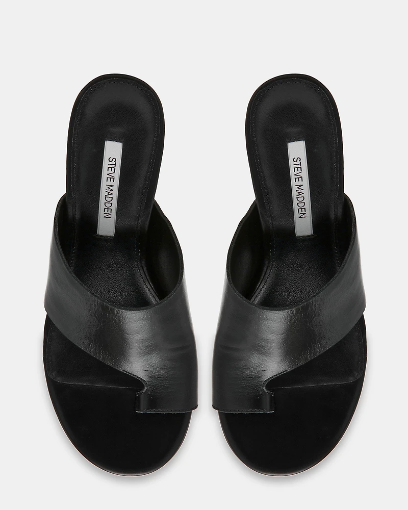 VALENTIN BLACK LEATHER